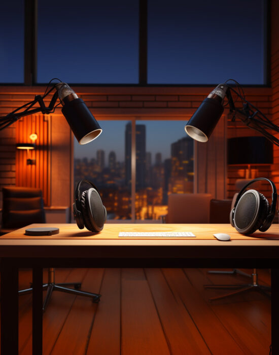 alpha crows podcast studio